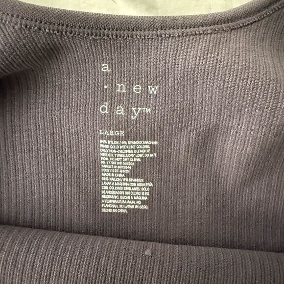 Target Women's Ribbed Tank Top - violet - Picture 3 of 3